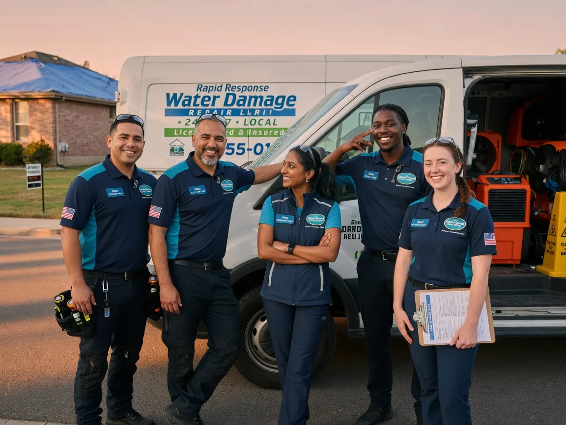 Water Damage Restoration company in Hye, TX
