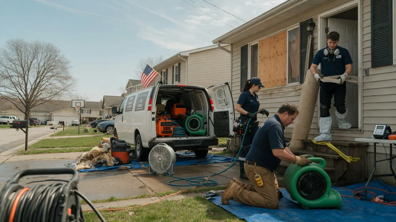 Water Damage Restoration in Hye, TX near me